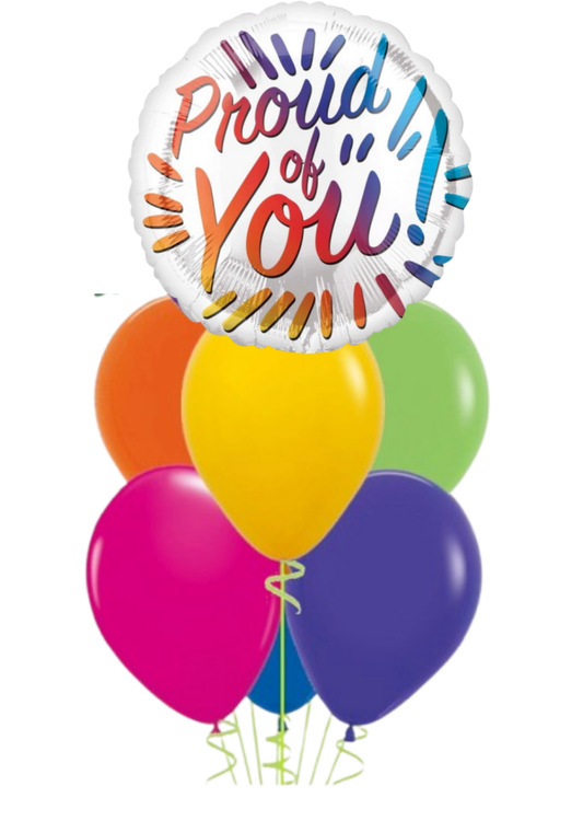 Message Balloon Bouquet #102