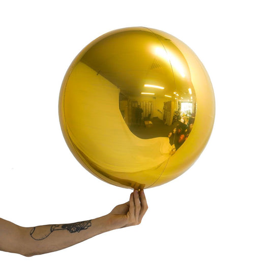 Loon Balls True Gold Metallic Foil Sphere Balloon 51cm