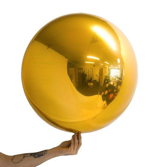 Loon Balls True Gold Metallic Foil Sphere Balloon 61cm