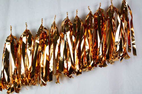 TASSELS METALLIC ANTIQUE GOLD