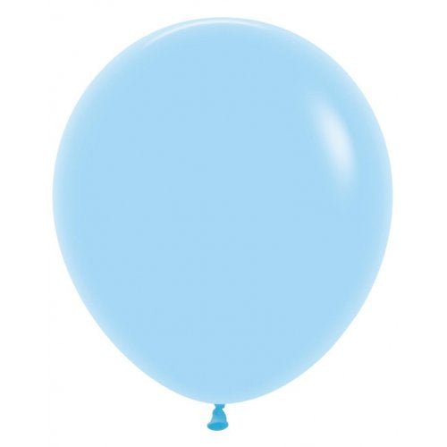 46cm(18") Matte Pastel Blue Pack Of 25