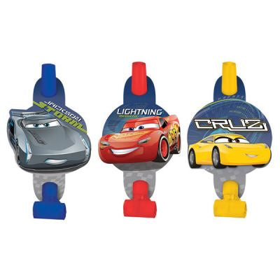 Disney Cars 3 Party Blowouts Pack Of 8