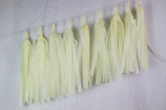 TASSELS TISSUE IVORY
