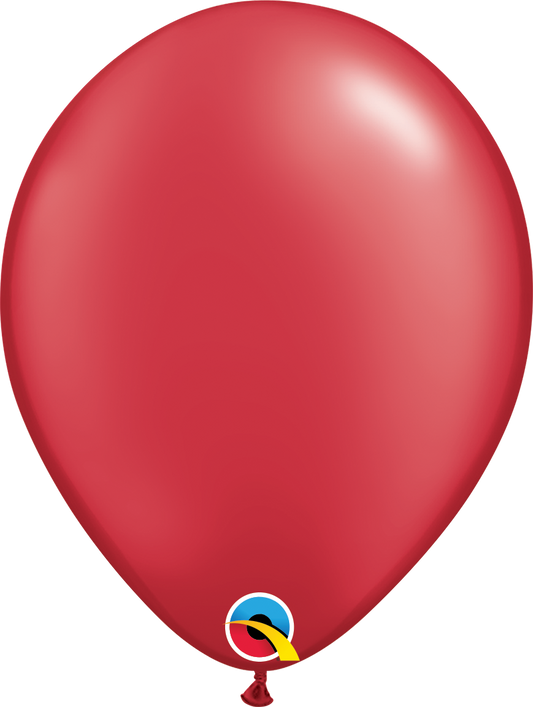 5" BALLOON METALLIC RED PACK OF 100