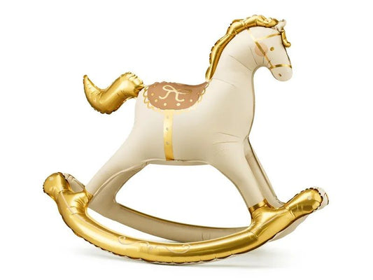 Rocking Horse Air-Filled Foil Balloon – 118cm Baby Shower Decoration