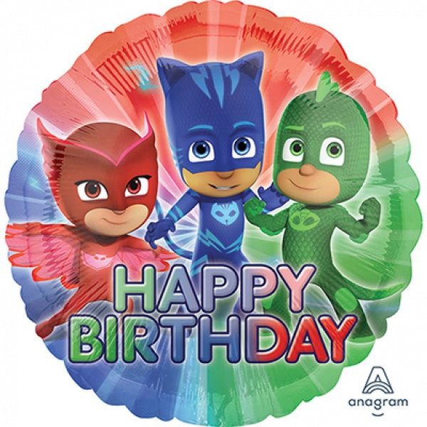 Foil 18" Pj Masks Happy Birthday