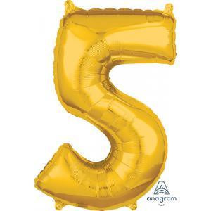 Foil Balloon Medium Size Gold #5