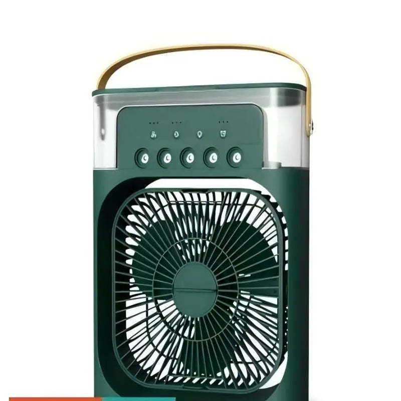 Portable Humidifier Fan Air Conditioners USB Electric Fan LED Night Light Water Mist Fun 3 In 1 Air Cooler Humidifie For Home