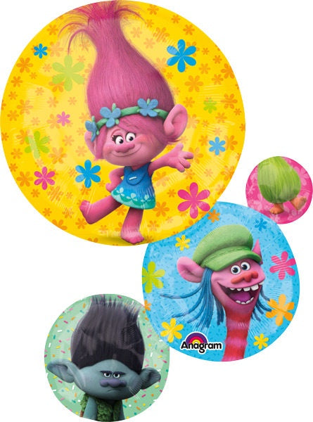 Large Foil Supershape Balloon Trolls