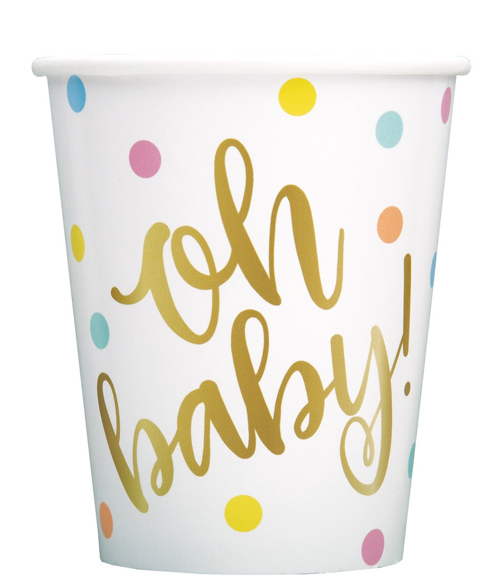 OH BABY PAPER CUPS PK8