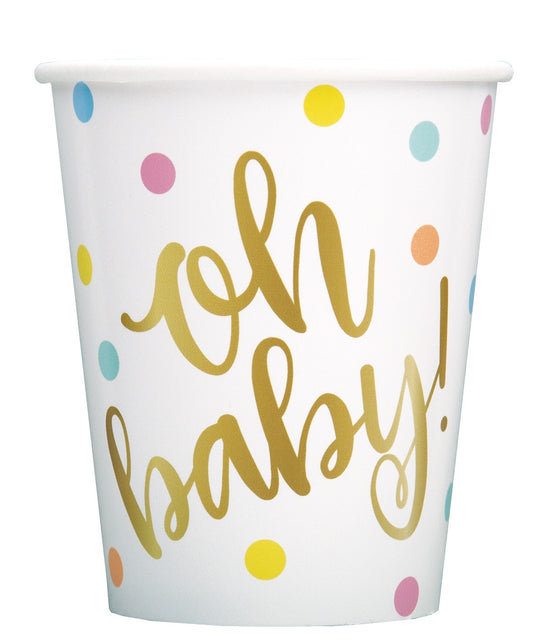 OH BABY PAPER CUPS PK8