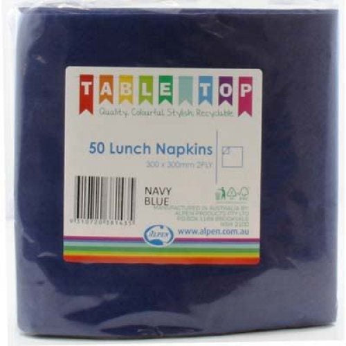 Lunch Napkins Dark Blue Pack of 50