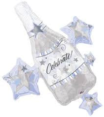 Large Foil Supershape Balloon Celebration Cluster 30"