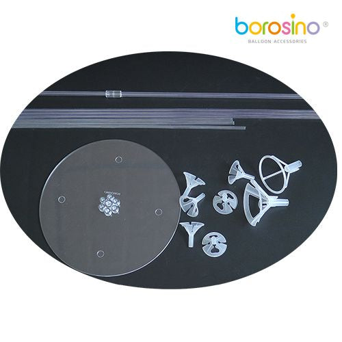 Acrylic Clear Balloon Stick Centrepiece Table Stand (70cm)