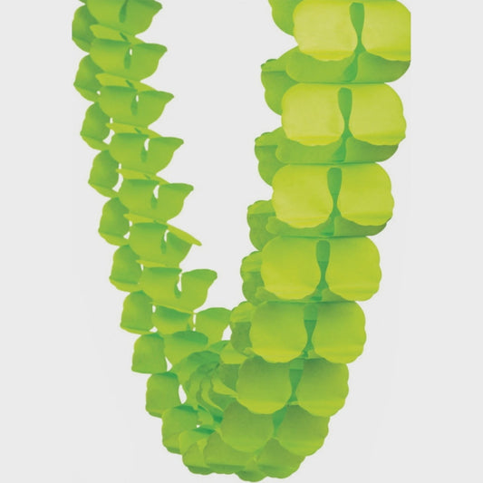 Honeycomb Garland Lime Green 4m