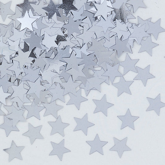 Silver Stars Confetti 5oz (14.7g)