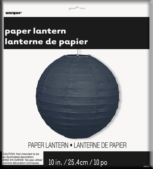 Paper Lantern 25cm Black