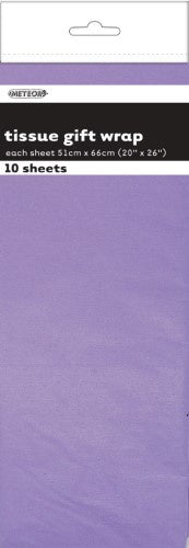 10 TISSUE SHEETS - LAVENDER