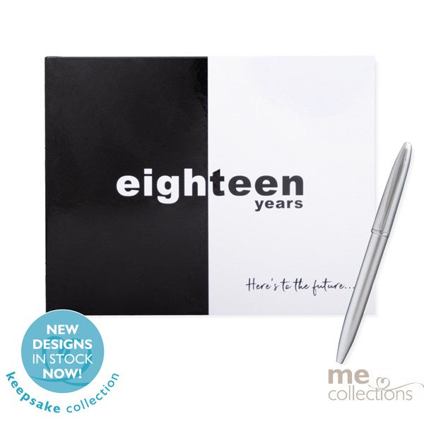 Eighteen Years Black Guest Book