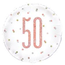 ROSE GOLD 18"(45CM) FOIL BALLOON - 50