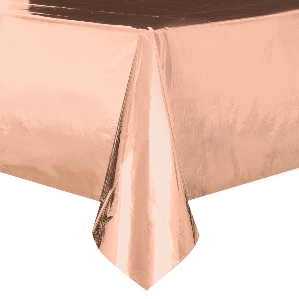 Soft Rose Gold Foil Tablecover Rectangle