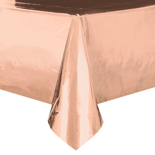 Soft Rose Gold Foil Tablecover Rectangle