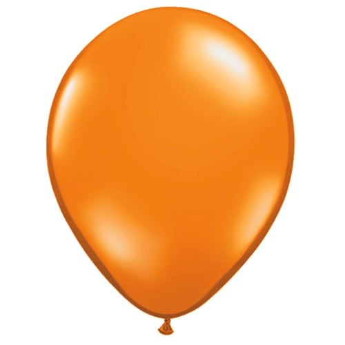 5" BALLOON JEWEL MANDARIN ORANGE PACK OF 100