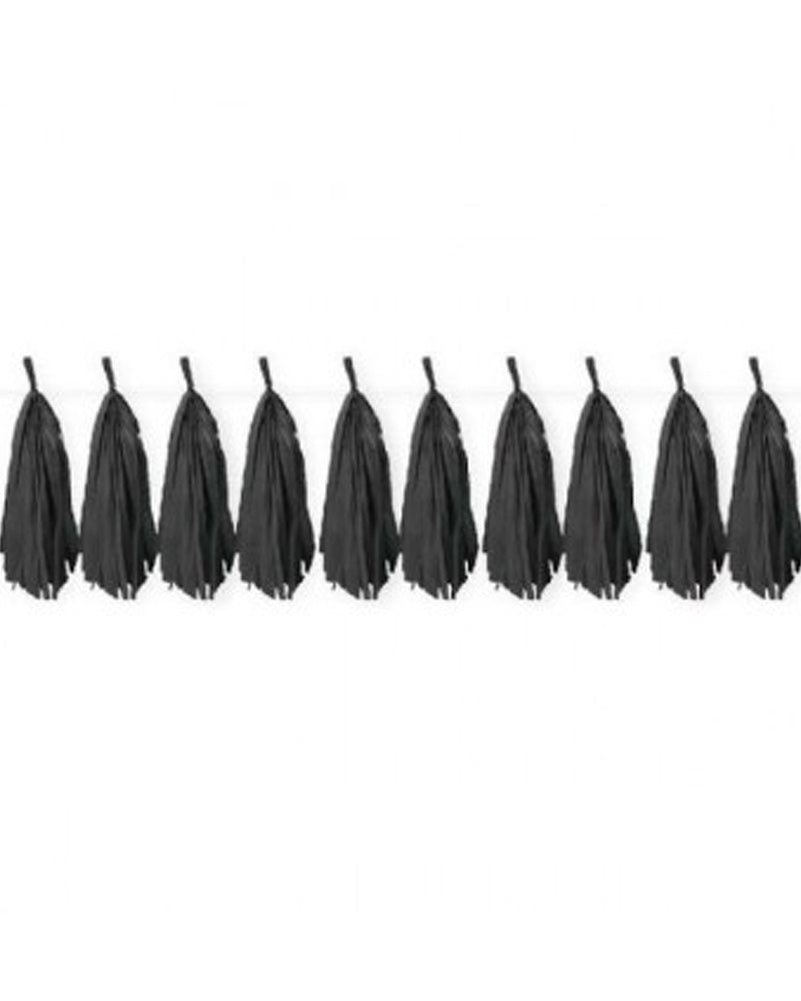 Tassel Tissue Black Pack Of 30 2m