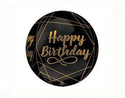 Orbz Elegant BIRTHDAY 40CM ROUND