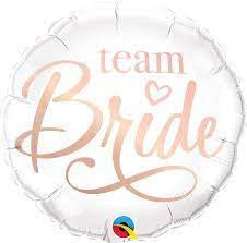 Team Bride Foil Balloon 18''
