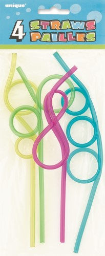 Party Straws Pack Of 4