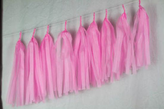 TASSELS TISSUE PINK