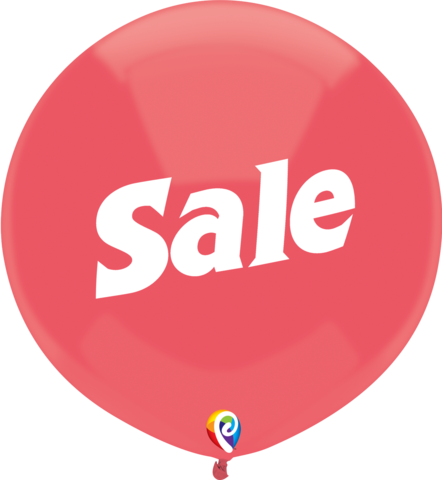 Latex 17"(43cm) Watermelon Red Sale Latex Balloons Pack Of 50