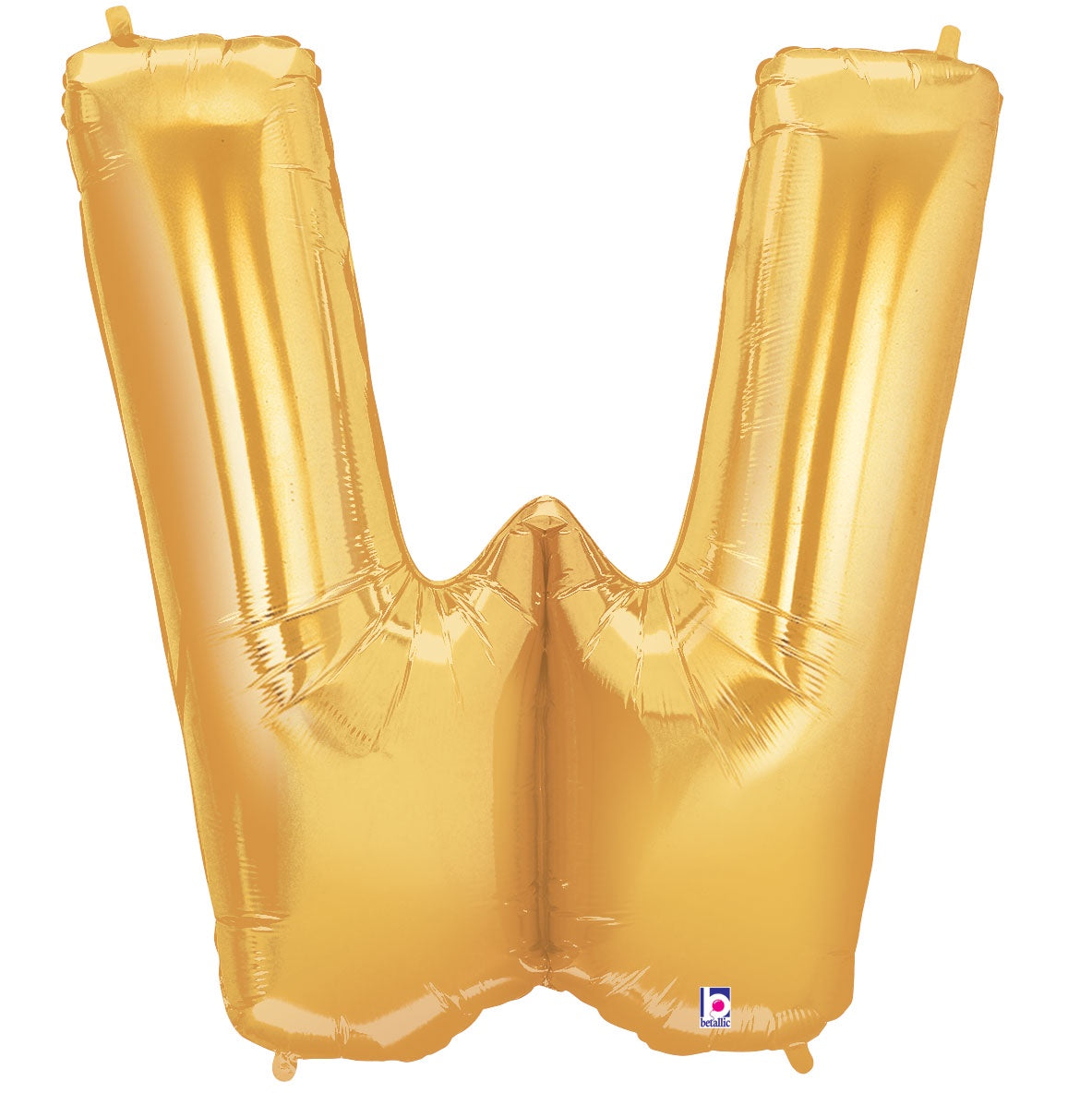 Large Foil Alphabet 34inch Balloon Gold- W