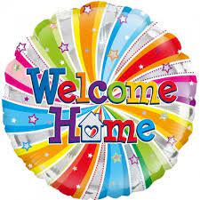 Welcome Home Foil Balloon 45cm(18")