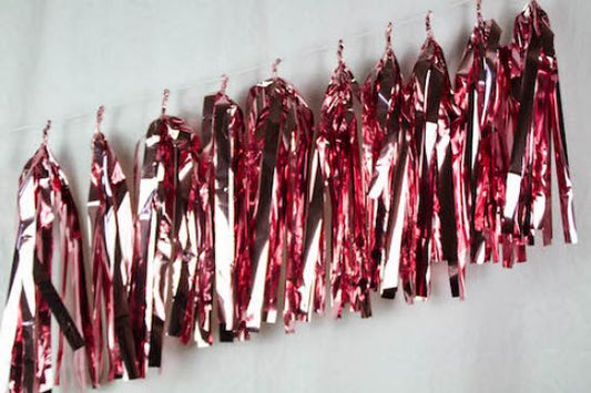 TASSELS METALLIC LIGHT PINK