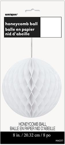 Honeycomb Ball White 20cm (8")