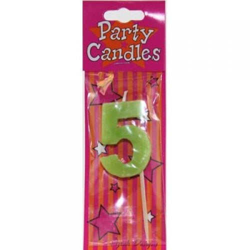 CANDLE LARGE NUMBER REFILL- 5