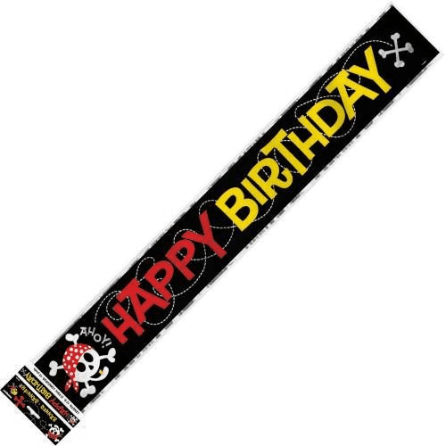 PIRATE FUN FOIL BANNER 12ft