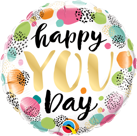 HAPPY YOU DAY  18'' FOIL BALLOON