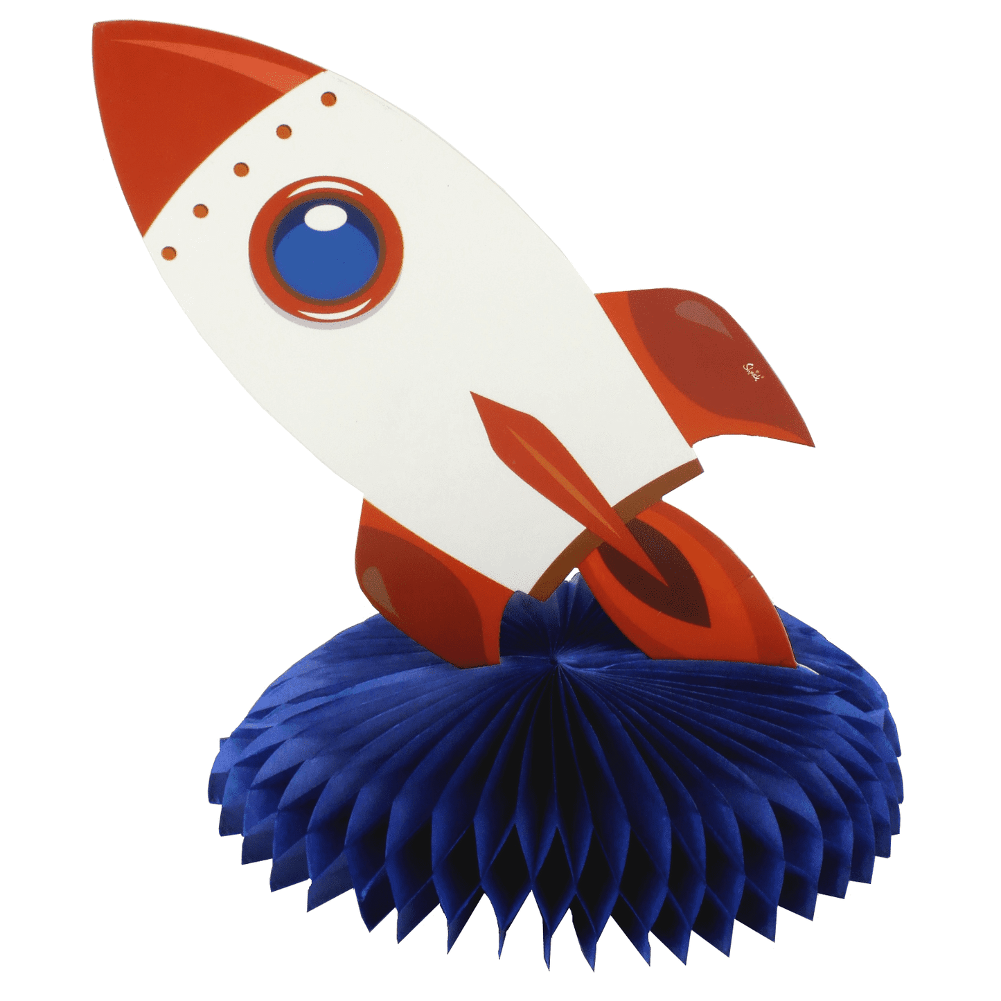 SPACE ROCKET CENTREPIECE
