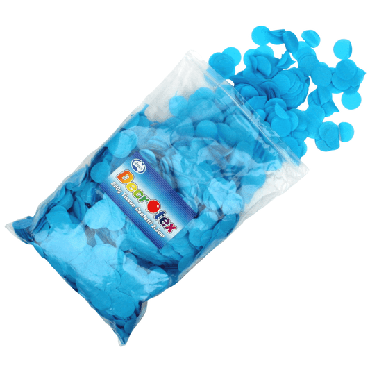 Tissue Paper Confetti 2.3cm Light Blue 250g