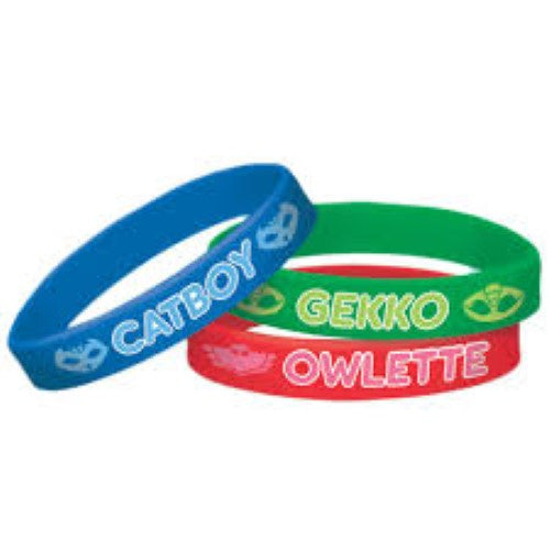 Pj Masks Rubber Bracelets Pack Of 6