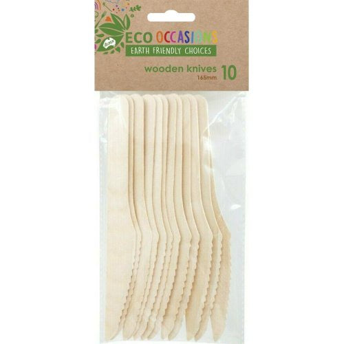 Wooden Knife Pack Of 10
