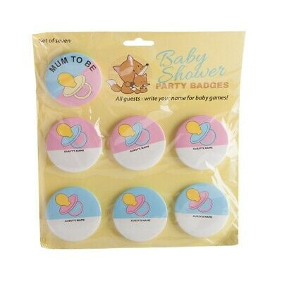 Baby Shower Party Badges