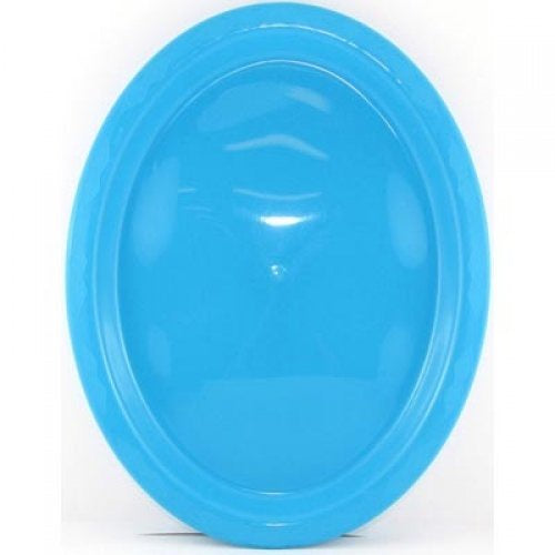 Oval Plates Azure Blue Pack Of 25
