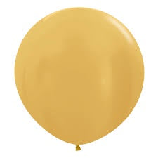 60cm Metallic Gold Pack Of 3