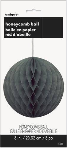 Honeycomb Ball Black 20cm (8")