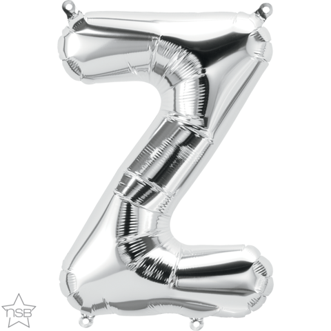 Foil Balloon 16" Letter Silver #Z
