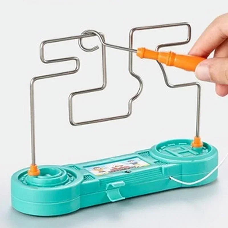 Kids Electric Shock Toy Education Electric Touch Maze Game Party Funny Game Science Experiment Toys for Children Best Gift